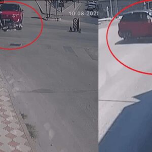 otomobil ile carpisan elektrikli bisikletin surucusu yaralandi 4W85Urwc