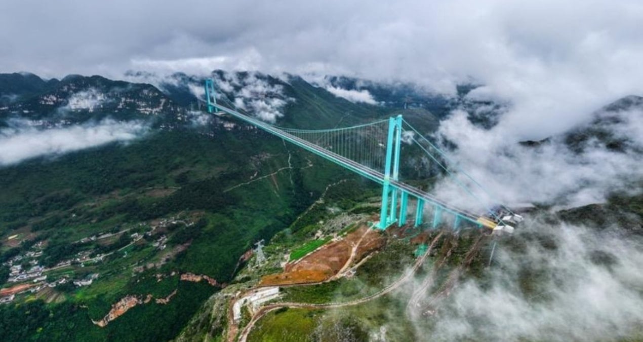 dunyanin en yuksek koprusunden sonra buyuk koprusu de o kentte acildi j4FP3j7v