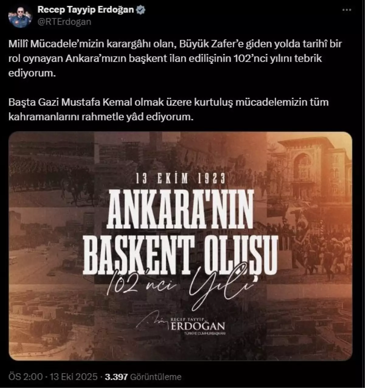 cumhurbaskani erdogan ankaranin baskent ilan edilisinin 102 yilini kutladi n5KzFEmf.jpg